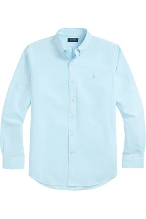Ralph Lauren Skjorte, Herre, Blå, XL, Mineral-Dyed Oxford Skjorte