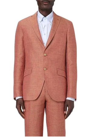 Etro Jakke, Herre, Brun, M, Elegant Brun Blazer med Notch Revers