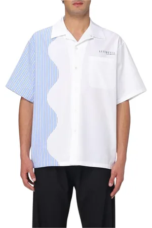 Msgm Skjorte, Herre, Hvid, L, Bomuld, Klassisk Hvid Skjorte Unikt Design