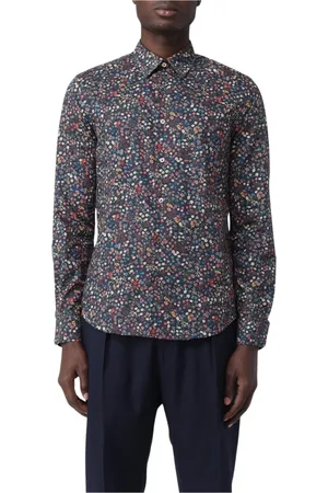 Paul Smith Skjorte, Herre, Flerfarvet, S, Bomuld, Blomstret Skjorte