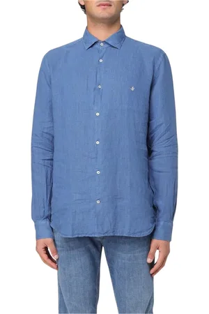 BROOKSFIELD Skjorte, Herre, Blå, 5XL, Denim, Afslappet Denim Skjorte Moderne Stil