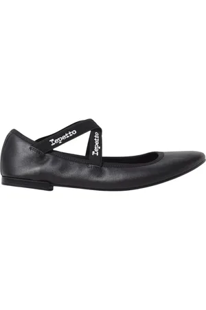 Repetto Sko, Dame, Sort, 36 1/2 EU, Uld, Sorte flade ballerina sko til kvinder