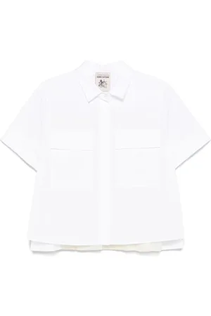 SEMICOUTURE Bluser & Skjorter, Dame, Hvid, XS, Bomuld, Hvid Skjorte til Kvinder