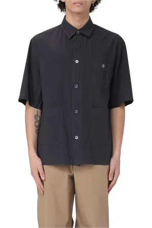 BARENA Skjorte, Herre, Grå, L, Elegant Grå Button-Up Skjorte