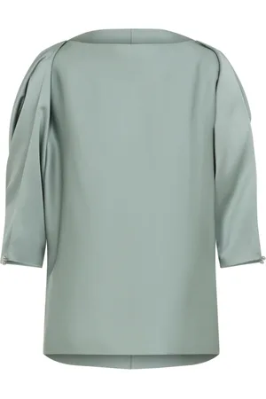 Lanvin Bluser & Skjorter, Dame, Grøn, XS, Uld, Elegant Grøn Skjorte til Kvinder