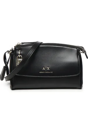 Armani Exchange Taske, Dame, Sort, ONE SIZE, Uld, Sorte tasker med lynlås lukning