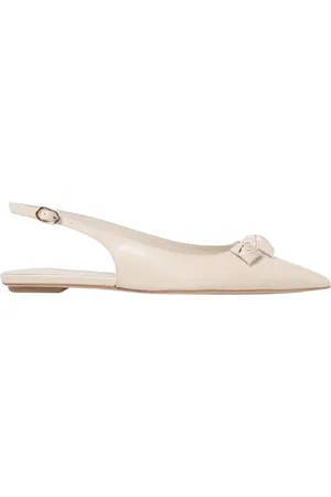 Stuart Weitzman Sko, Dame, , 41 EU, Elegante flade sko i flødefarve