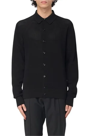 Dolce & Gabbana Strik, Herre, Sort, XL, Sort Strikket Cardigan