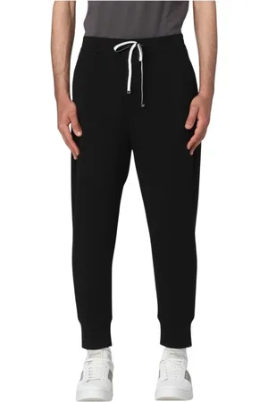 Emporio Armani Bukser, Herre, Sort, XL, Bomuld, Moderne Bomuldsblanding Sorte Sweatpants