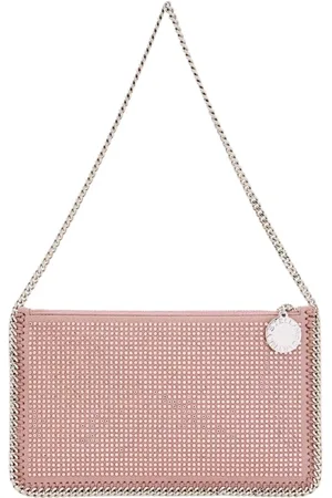 Stella McCartney Taske, Dame, Lyserød, ONE SIZE, Krystal Kæde Crossbody Taske