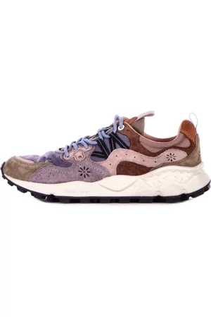 Flower Mountain Sko, Herre, Flerfarvet, 40 EU, Suede, Suede Gummisål Logo Sneakers
