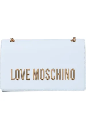 Moschino Taske, Dame, Blå, ONE SIZE, Uld, Himmelblå Skuldertaske