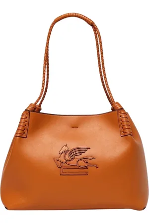 Etro Taske, Dame, , ONE SIZE, Uld, Hvid Læder Skulder Tote Taske