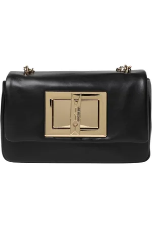 Moschino Taske, Dame, Sort, ONE SIZE, Uld, Sort Skulder Taske Elegant Tilbehør