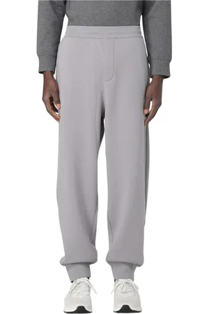 Emporio Armani Bukser, Herre, Grå, L, Elegant Grå Sweatpants