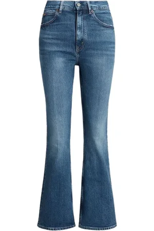 Ralph Lauren Jeans, Dame, Blå, W27, Bomuld, Stretch Crop Jeans