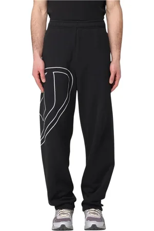 Diesel Bukser, Herre, Sort, L, Grafiske detaljer sweatpants moderne pasform stil