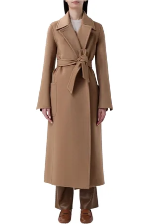 Max Mara Frakke, Dame, Brun, S, Uld, Klassisk Kamelhår Frakke