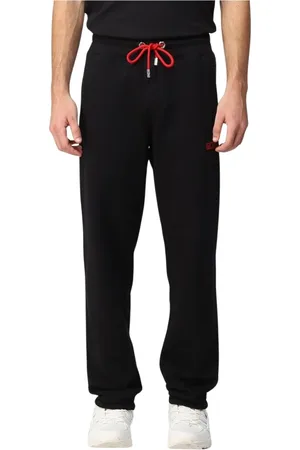 GCDS Bukser, Herre, Sort, S, Sorte afslappede sweatpants