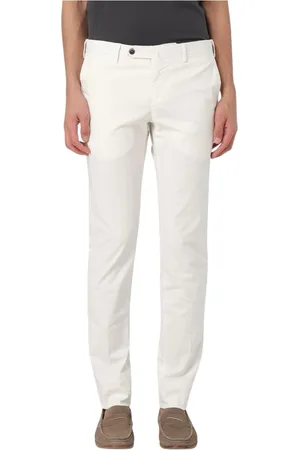 PT Torino Bukser, Herre, Hvid, 2XL, Bomuld, Premium bomuld chinos i grå