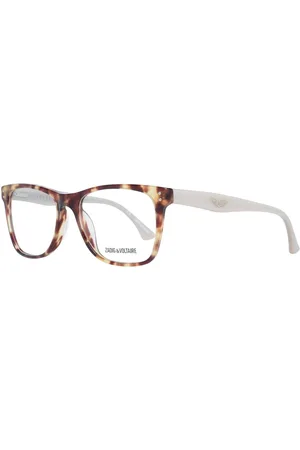 Zadig & Voltaire Tilbehør, unisex, Brun, ONE SIZE, Uld, Brun Rektangulære Optiske Briller