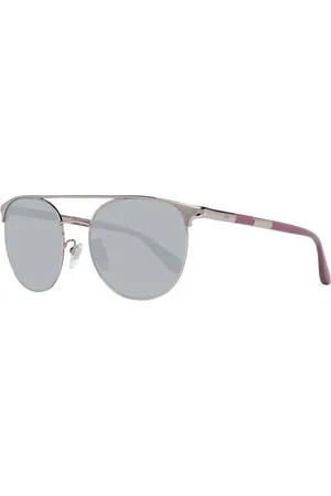 Carolina Herrera Tilbehør, Dame, Grå, ONE SIZE, Uld, Sølv Aviator Dame Solbriller