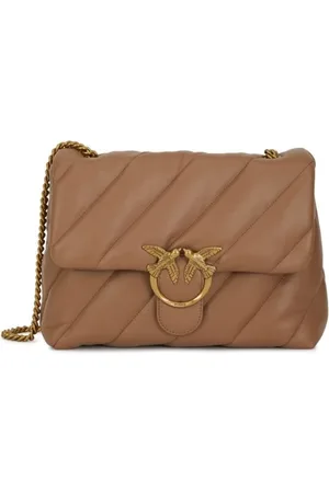 Pinko Taske, Dame, Brun, ONE SIZE, Uld, Cross Body Bags
