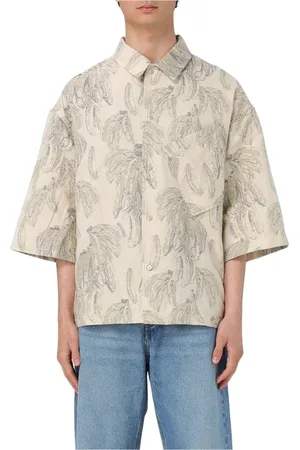 Jacquemus Skjorte, Herre, , S, Bomuld, Banana Print Afslappet Skjorte