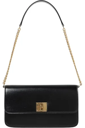 Golden Goose Taske, Dame, Sort, ONE SIZE, Uld, Sort læder skuldertaske