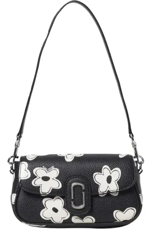 Marc Jacobs Taske, Dame, Sort, ONE SIZE, Uld, Elegant Daisy Print Skuldertaske