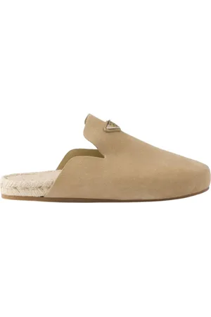 Prada Sko, Herre, , 41 EU, Læder, Elegant Læder Slip-On Sko