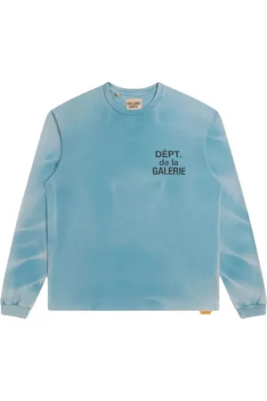 GALLERY DEPT. Sweathshirts & Hoodies, Herre, Blå, 2XL, Teal Crew Neck Sweater