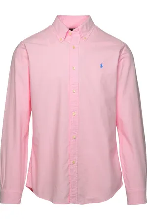 Ralph Lauren Skjorte, Herre, Lyserød, M, Bomuld, Bomuldsskjorte med spids krave