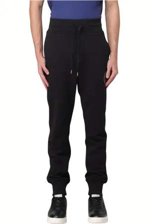 VERSACE Bukser, Herre, Sort, XS, Bomuld, Sorte Tailored Joggers til Mænd