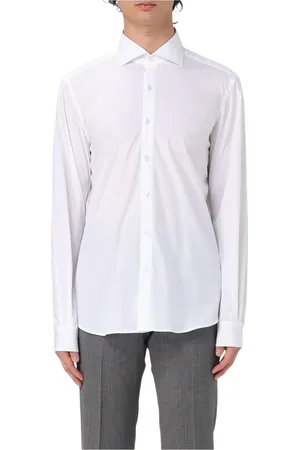 FAY Skjorte, Herre, Hvid, 3XL, Klassisk Hvid Skjorte