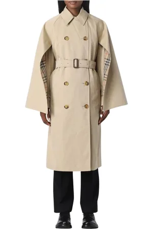 Burberry Frakke, Dame, , XS, Bomuld, Klassisk Trench Coat