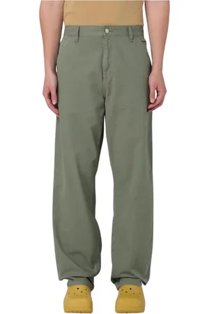 Carhartt Bukser, Herre, Grøn, W30, Bomuld, Militær Sage Bukser Afslappet Pasform