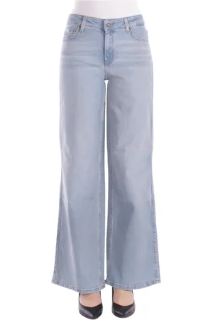 Guess Jeans, Dame, Blå, W26, Denim, Lysblå Denim Jeans med Logo