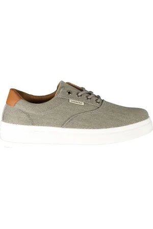 Carrera Sko, Herre, Grå, 43 EU, Polyester, Grå Polyester Sneaker med Kontrastdetaljer