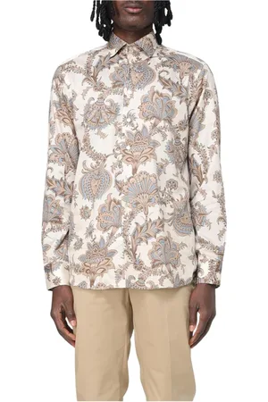 Etro Skjorte, Herre, , L, Paisley Silkeskjorte