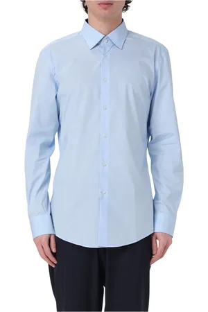HUGO BOSS Skjorte, Herre, Blå, XL, Klassisk Herreskjorte med Hank Detalje