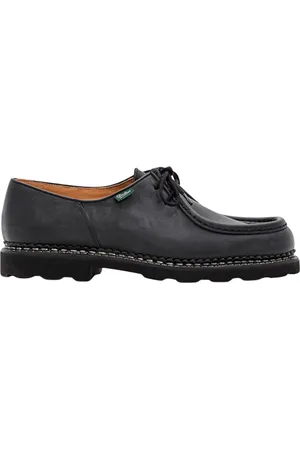 Paraboot Sko, Dame, Sort, 44 EU, Læder, Sorte Læder Slip-On Sko