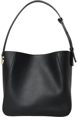 VALENTINO GARAVANI Taske, Dame, Sort, ONE SIZE, Uld, Sort læder skuldertaske