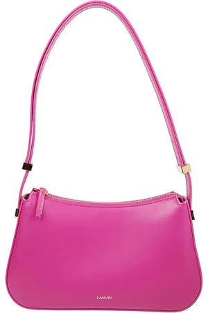 Lanvin Taske, Dame, Lyserød, ONE SIZE, Uld, Elegant Skuldertaske Concerto Stil