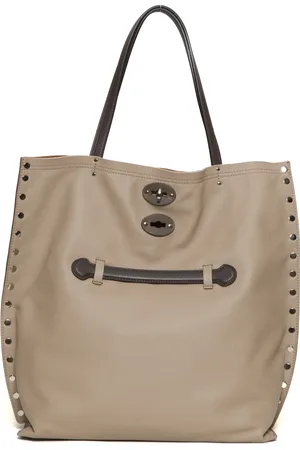 Zanellato Taske, Dame, Brun, ONE SIZE, Uld, Stilfuld Tote Bag
