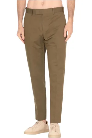 PT Torino Bukser, Herre, Grøn, XL, Bomuld, Sand Relaxed Fit Chinos