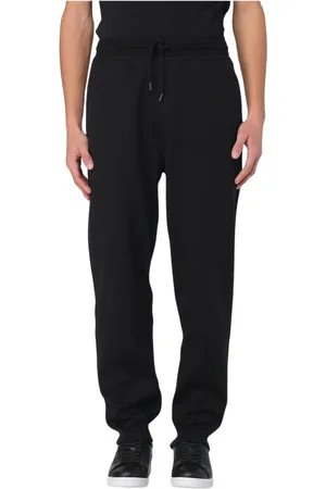 Brunello Cucinelli Bukser, Herre, Sort, 2XL, Bomuld, Blå afslappede joggers