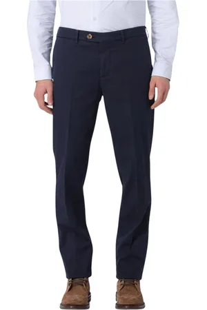 Brunello Cucinelli Bukser, Herre, Blå, XL, Bomuld, Marineblå Bomuldscasual Bukser
