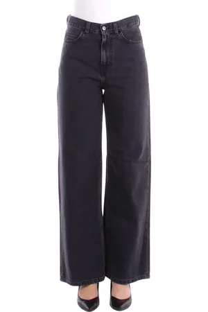 Carhartt Bukser, Dame, Sort, W25, Bomuld, Logo Bag Jeans med Lommer