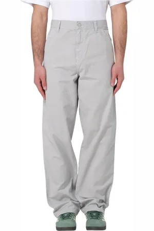 Carhartt Bukser, Herre, Grå, W30, Uld, Stilfulde tømrerbukser til mænd